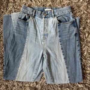 PacSun Women's Multi-Blue Straight Leg Jeans